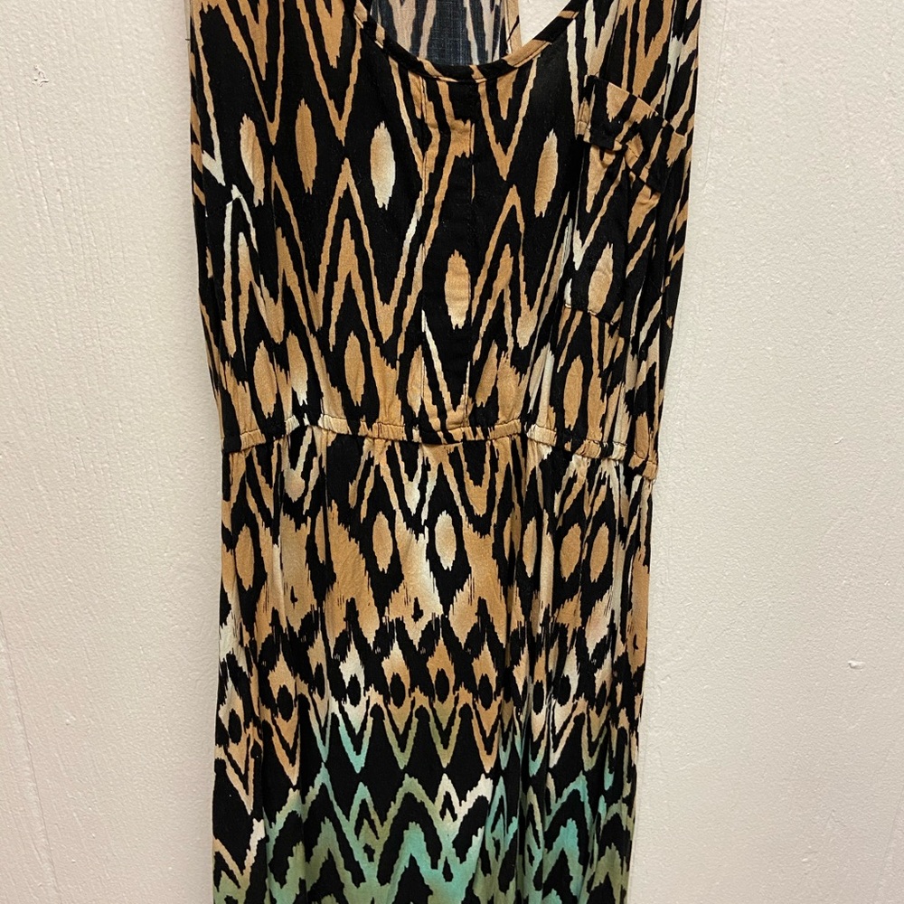 Fun print ombré summer dress